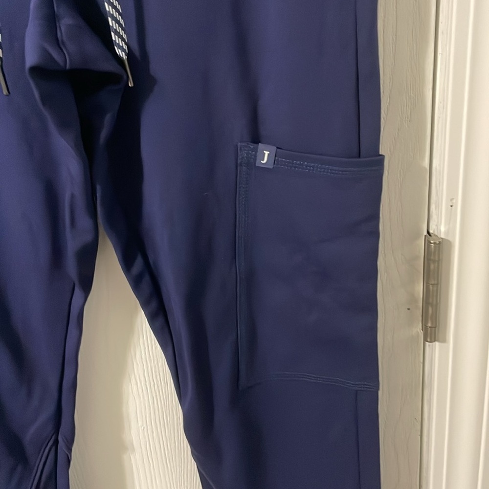 Jaanuu NWT Scrub Navy Legging Pants Size Small Tall - Picture 8 of 13